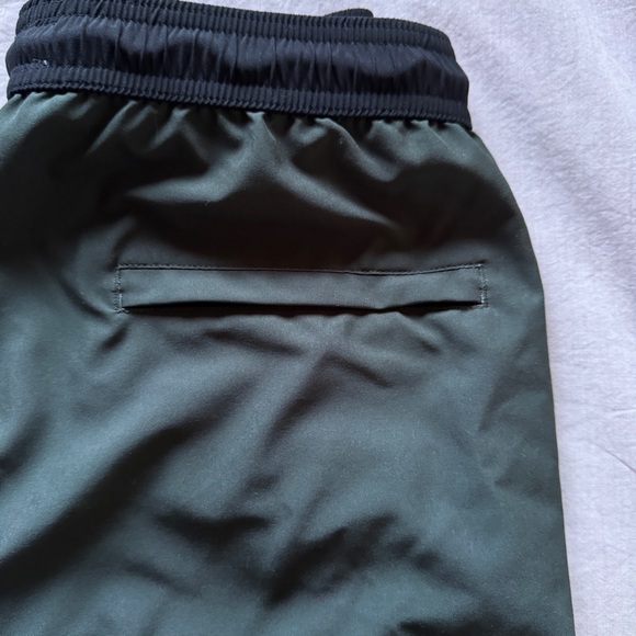 Maaamgic 5.5 INSEAM 2 IN 1 STRETCH SHORT LINER DARK GREEN SWIM SHORTS - Picture 4 of 5